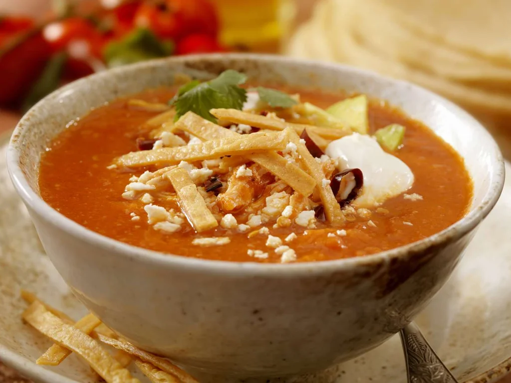 Receta de Sopa de Tortilla